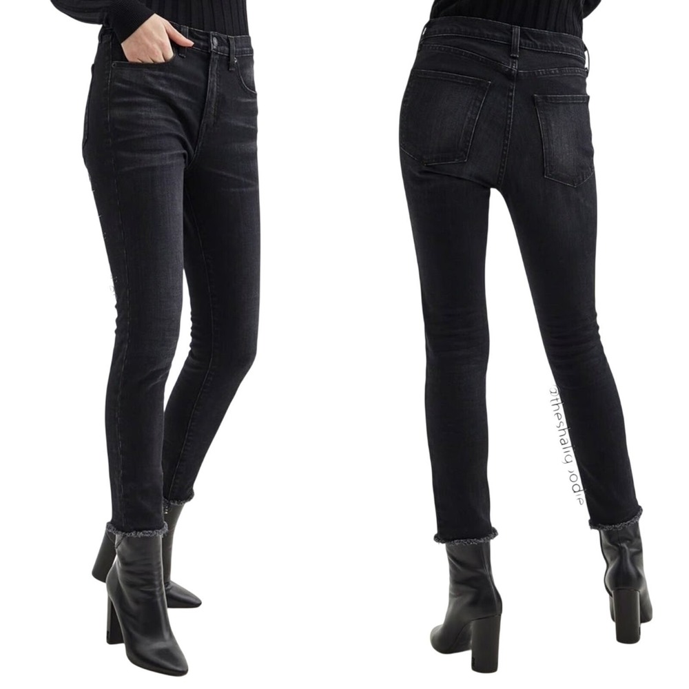 Nili Lotan Skinny High Rise Jeans Black- Size 27